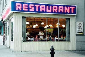 Seinfeld "Monk's" Restaurant- by Rick Dikeman